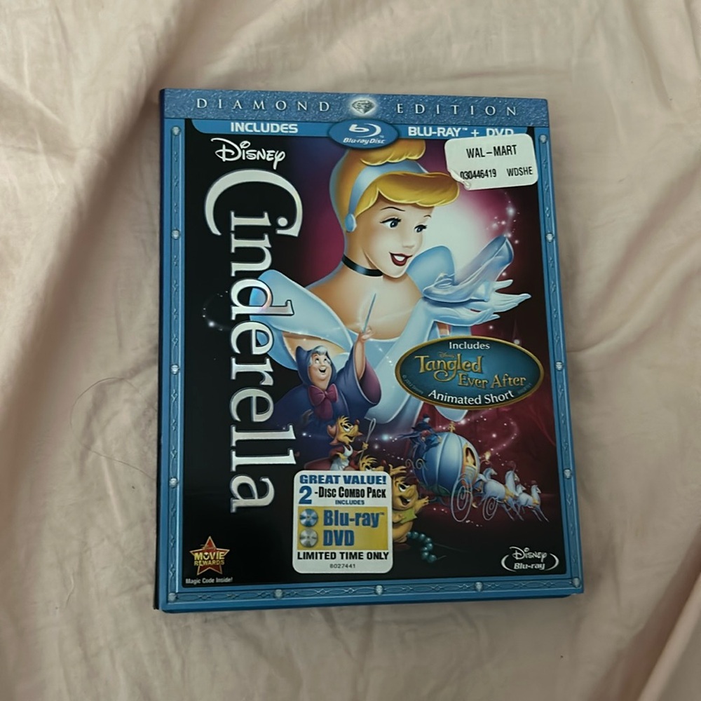 Diamond edition, Cinderella Blu-ray DVD two disc combo pack
